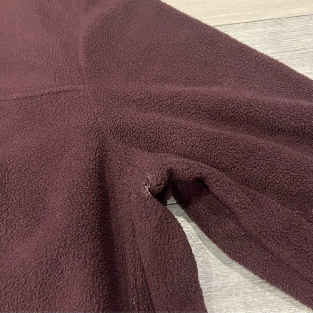 Croft & Barrow Chocolate Fleece Pullover - Picture 2 of 3